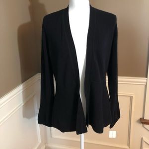NWT Black Cashmere Cardigan by Charter Club. Med.